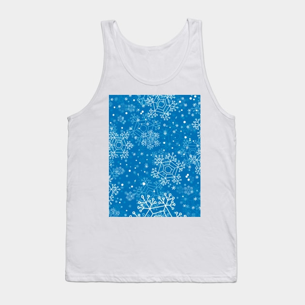 Snowflake pattern Tank Top by katerinamk